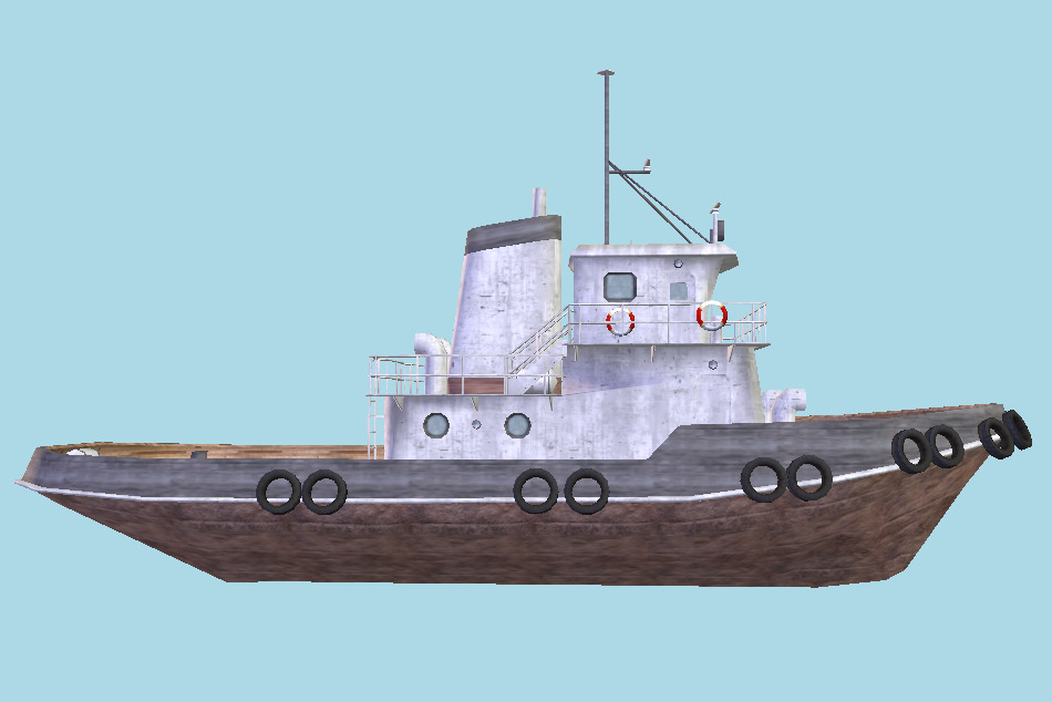 Tug Boat 3d model